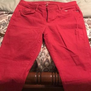 Loft curvy skinny jeans